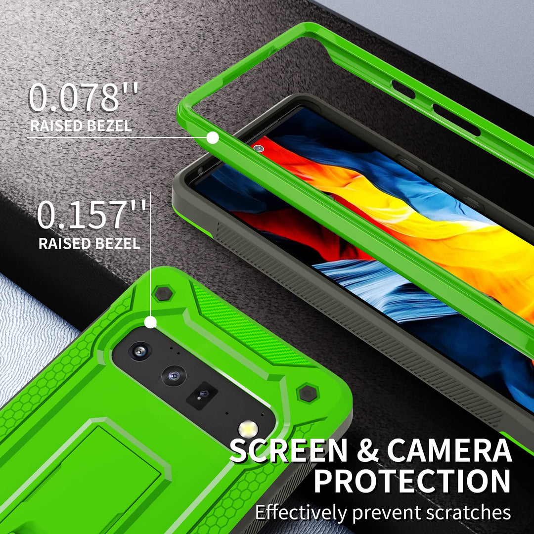 Pixel Pro Kickstand Case - Green - DOKUTRONIX