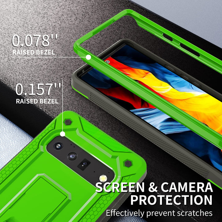 Pixel Pro Kickstand Case - Green - DOKUTRONIX
