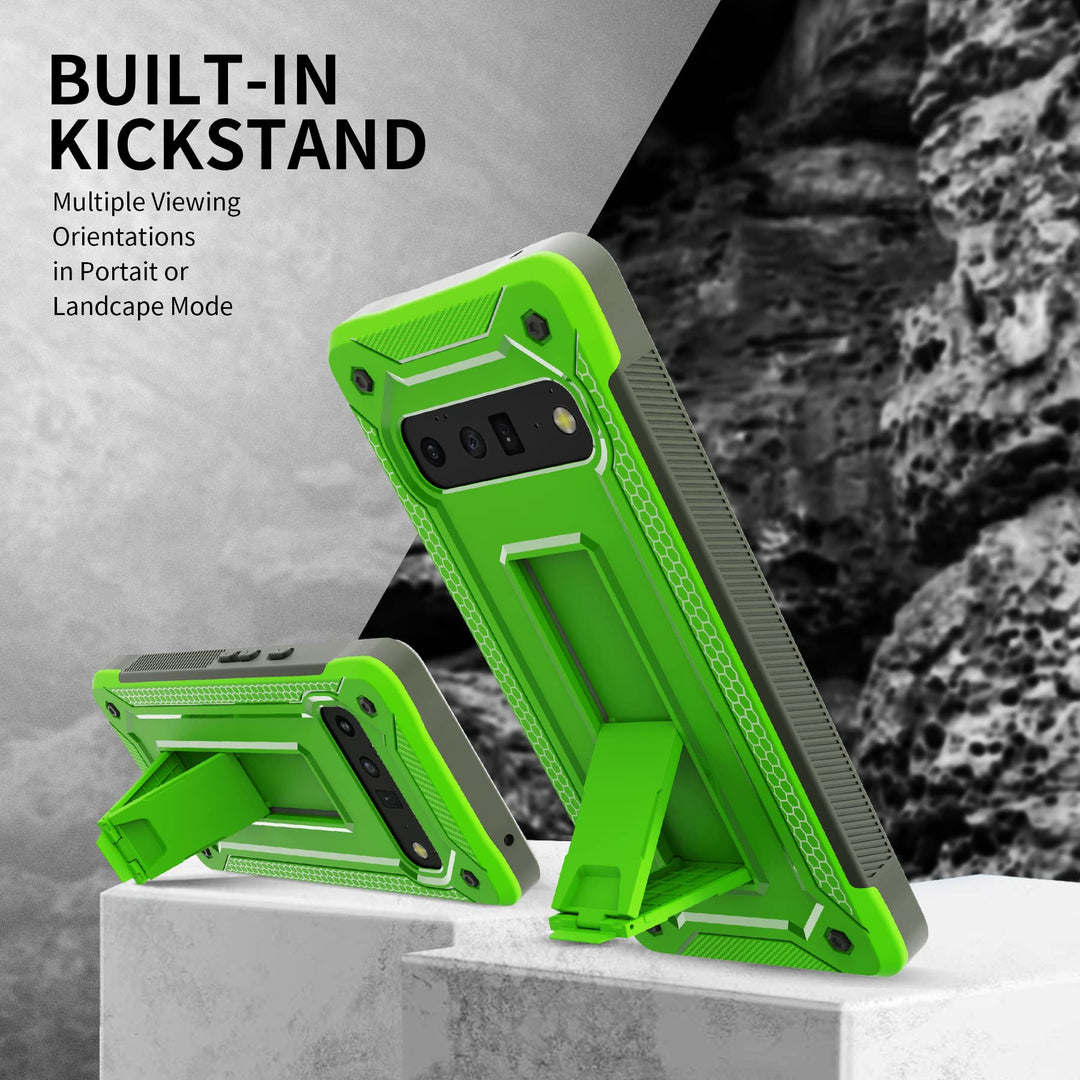 Pixel Pro Kickstand Case - Green - DOKUTRONIX
