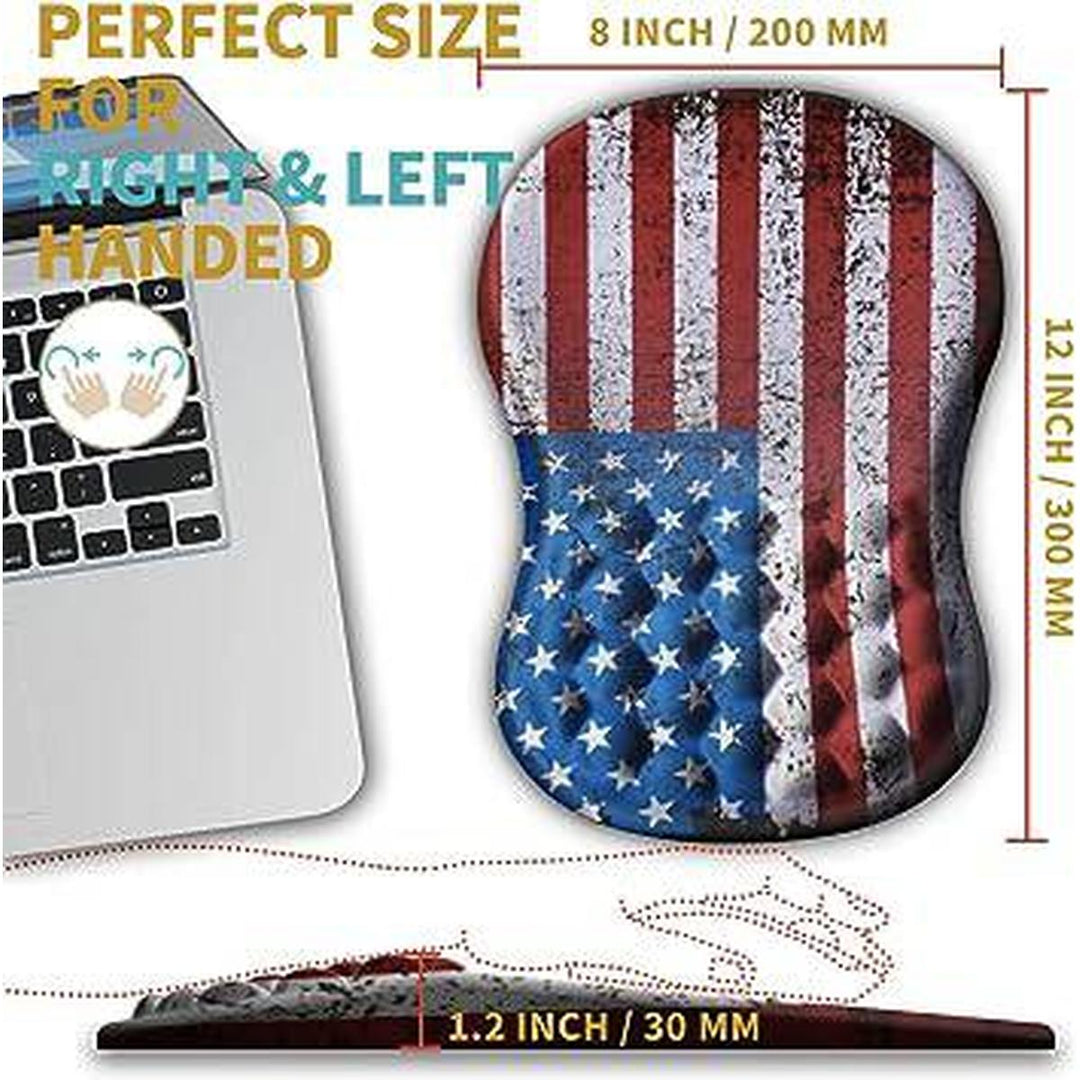 FlagFit Ergo Mouse Pad w/ Wrist Support - DOKUTRONIX