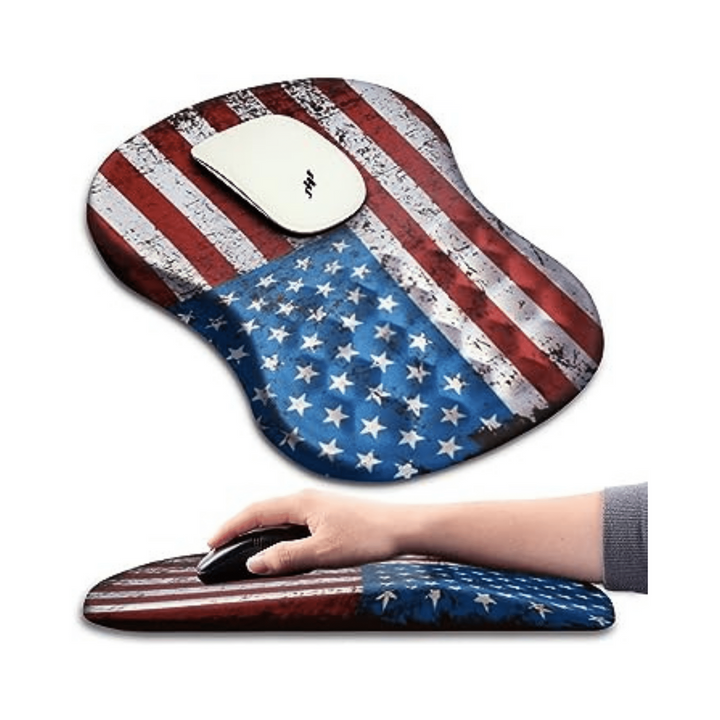 FlagFit Ergo Mouse Pad w/ Wrist Support - DOKUTRONIX