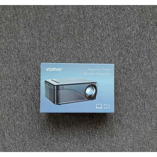 vamvo Mini Projector WiFi Portable Movie Projectors, Outdoor Projector with Stylish streamlined Design, Smartphones and Tablets Can Easy Connection to Video Projectors - DOKUTRONIX