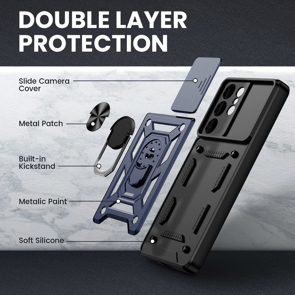 Galaxy S21 UltraSlide Case - Blue - DOKUTRONIX