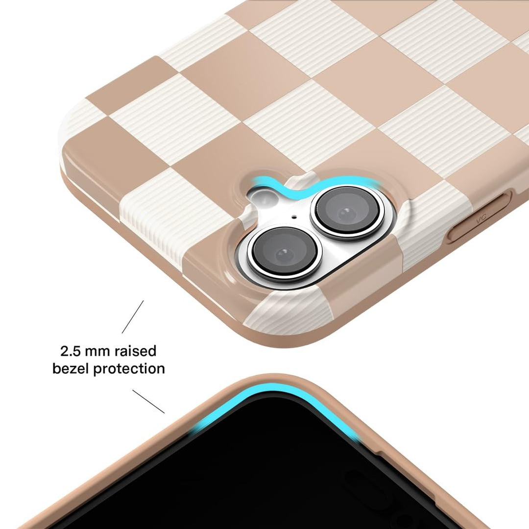 Velvet Caviar Checkered iPhone 16 Plus Case - DOKUTRONIX