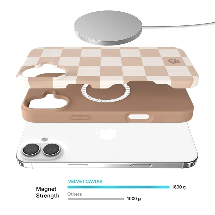 Velvet Caviar Checkered iPhone 16 Plus Case - DOKUTRONIX