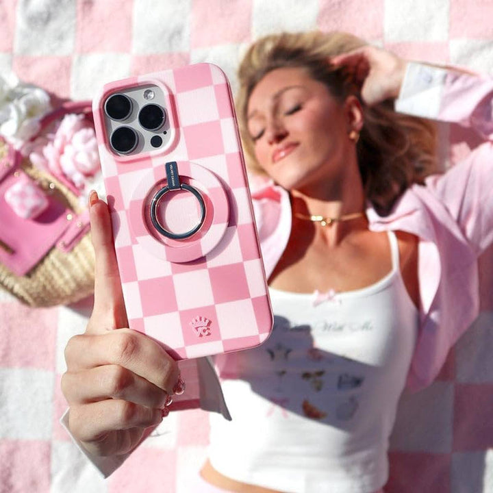 Velvet Caviar Checkered iPhone 16 Plus Case - DOKUTRONIX