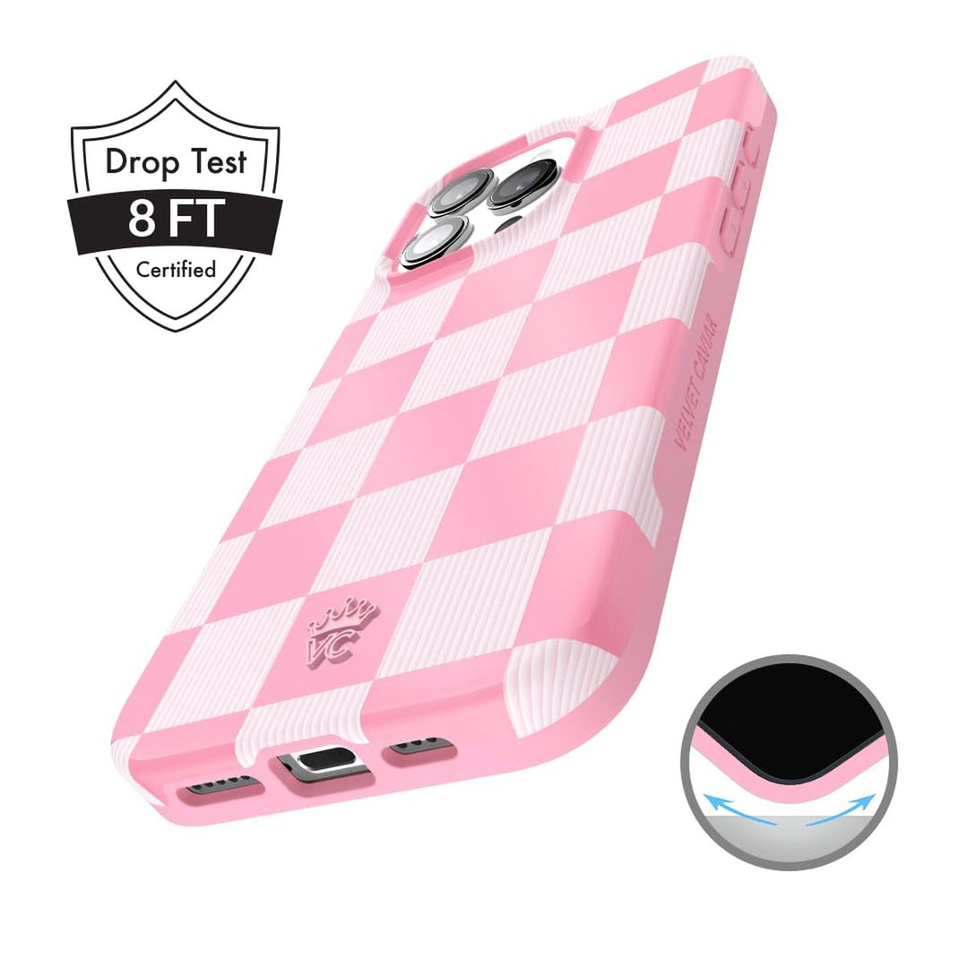 Velvet Caviar Checkered iPhone 16 Plus Case - DOKUTRONIX