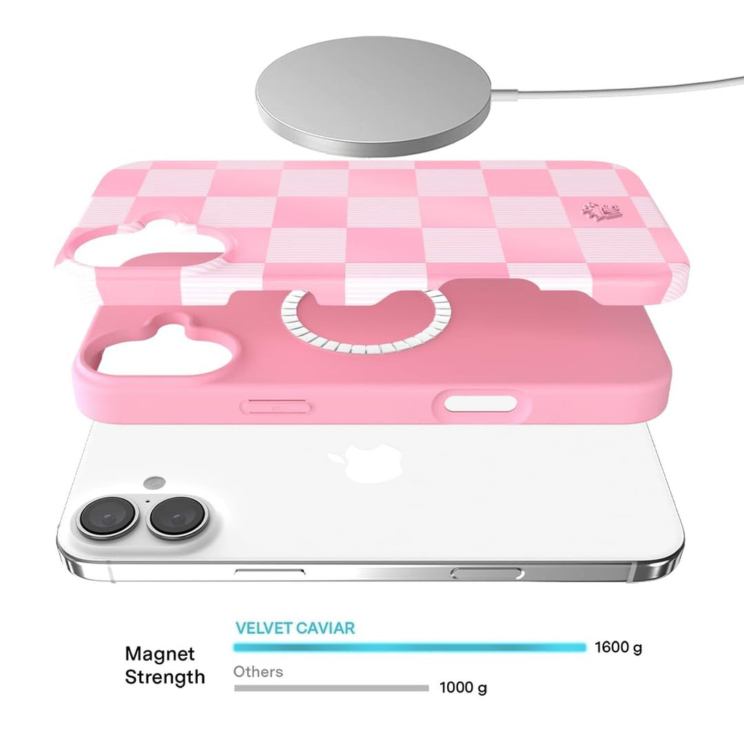 Velvet Caviar Checkered iPhone 16 Plus Case - DOKUTRONIX