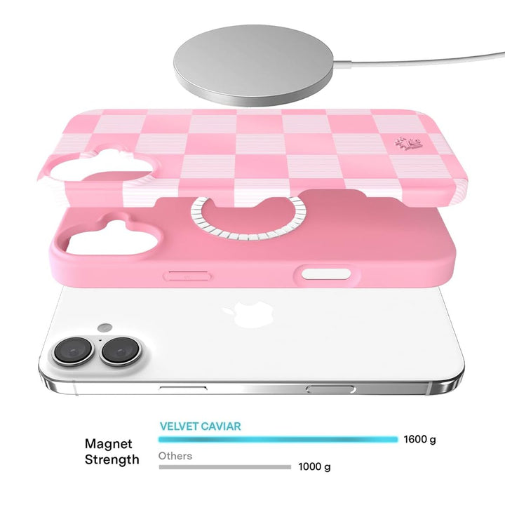 Velvet Caviar Checkered iPhone 16 Plus Case - DOKUTRONIX