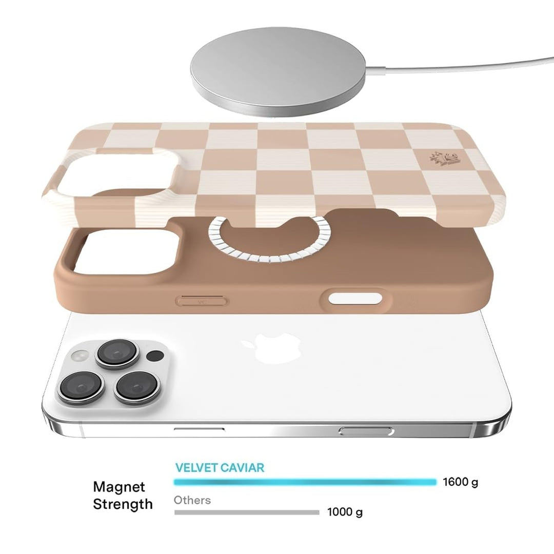 Velvet Caviar Checkered iPhone 16 Plus Case - DOKUTRONIX