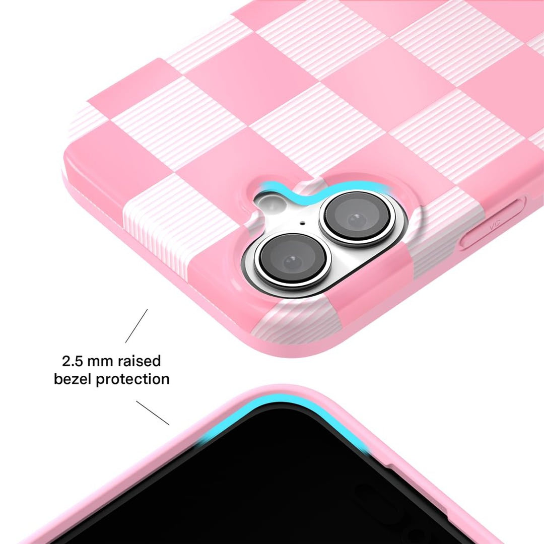 Velvet Caviar Checkered iPhone 16 Plus Case - DOKUTRONIX