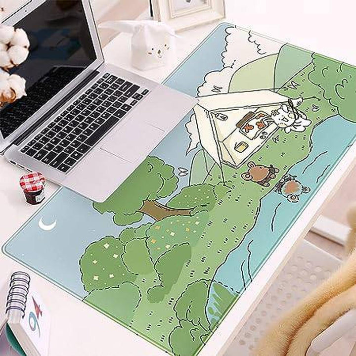 Vibrant Anime Desk Mat - Charming Mouse Pad - DOKUTRONIX