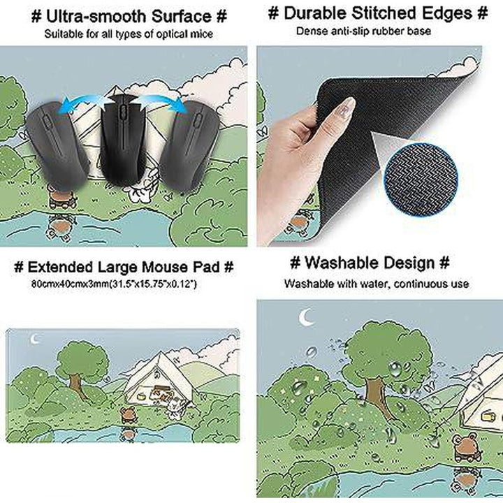 Vibrant Anime Desk Mat - Charming Mouse Pad - DOKUTRONIX