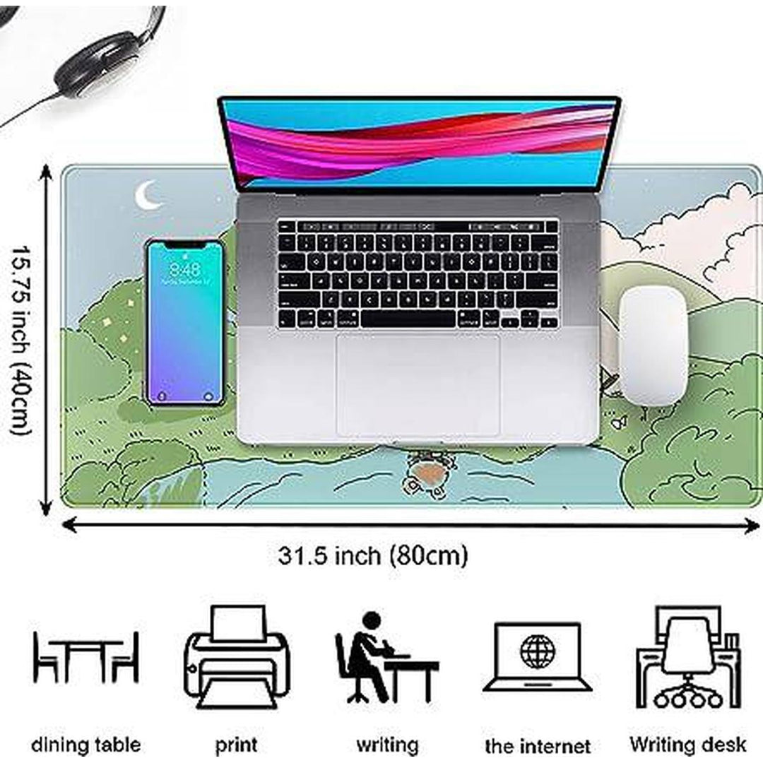 Vibrant Anime Desk Mat - Charming Mouse Pad - DOKUTRONIX