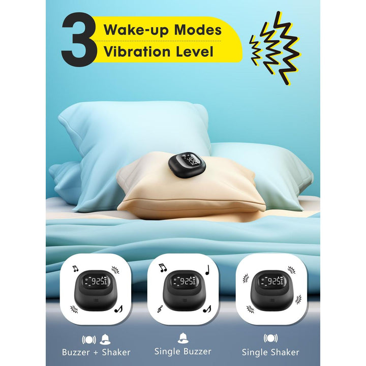 VibeAlarm: Shakes & Sounds, Perfect for Any Sleeper! - DOKUTRONIX