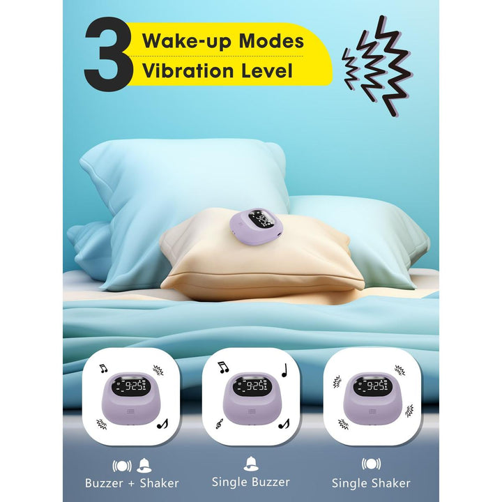 VibeAlarm: Shakes & Sounds, Perfect for Any Sleeper! - DOKUTRONIX
