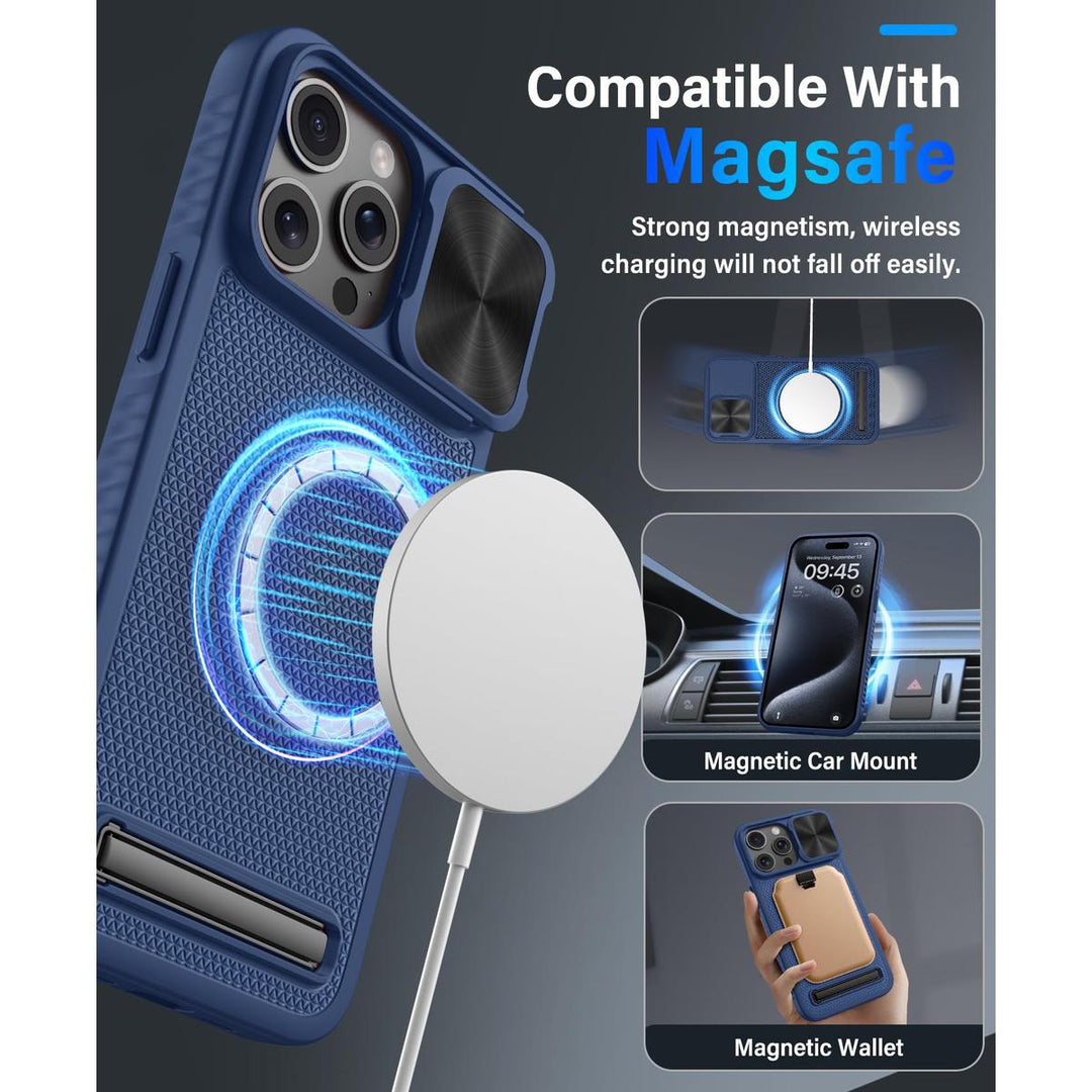 Vihibii Armor Case for iPhone 15 Pro Max - Green - DOKUTRONIX