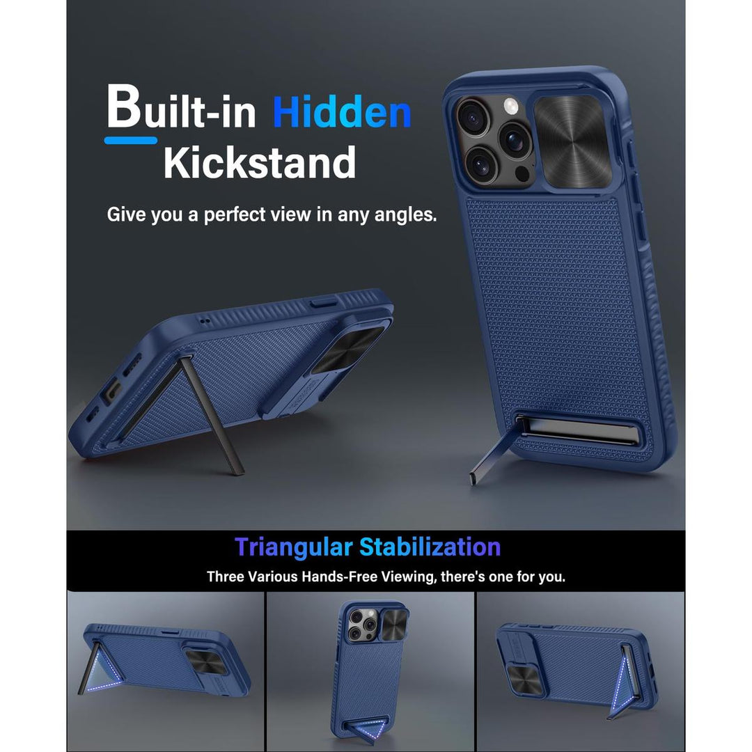 Vihibii Armor Case for iPhone 15 Pro Max - Green - DOKUTRONIX