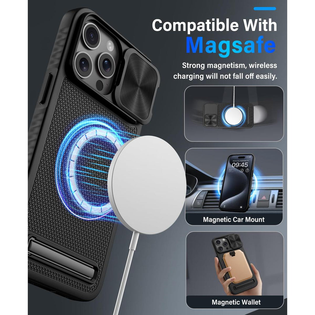 Vihibii Armor Case for iPhone 15 Pro Max - Green - DOKUTRONIX