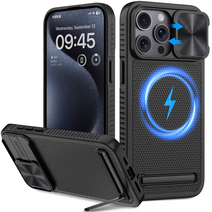 Vihibii Armor Case for iPhone 15 Pro Max - Green - DOKUTRONIX