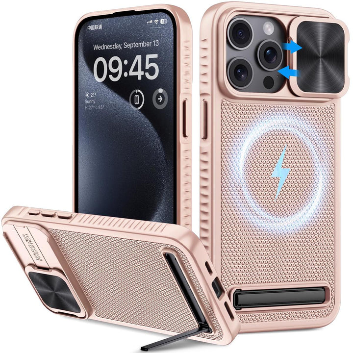 Vihibii Armor Case for iPhone 15 Pro Max - Green - DOKUTRONIX