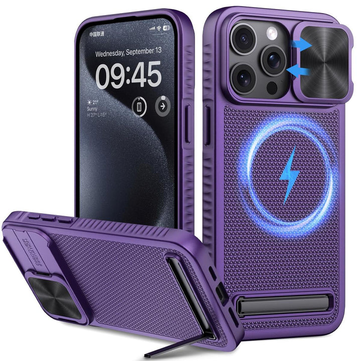 Vihibii Armor Case for iPhone 15 Pro Max - Green - DOKUTRONIX