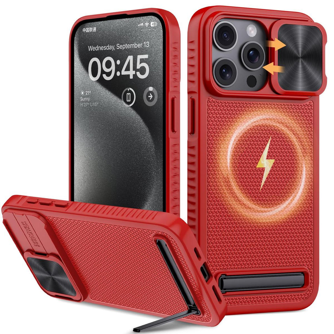 Vihibii Armor Case for iPhone 15 Pro Max - Green - DOKUTRONIX