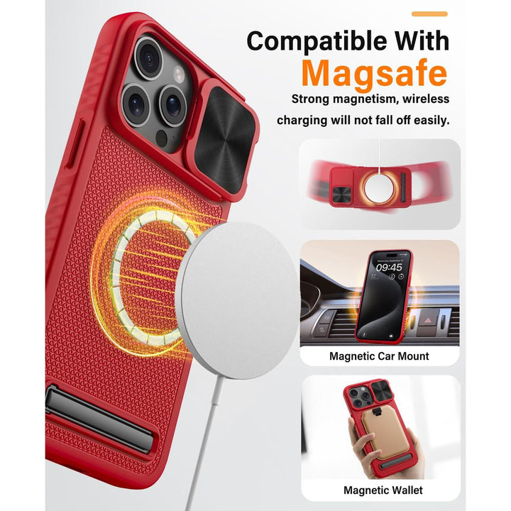 Vihibii Armor Case for iPhone 15 Pro Max - Green - DOKUTRONIX