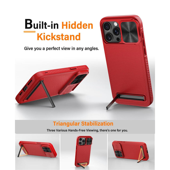 Vihibii Armor Case for iPhone 15 Pro Max - Green - DOKUTRONIX