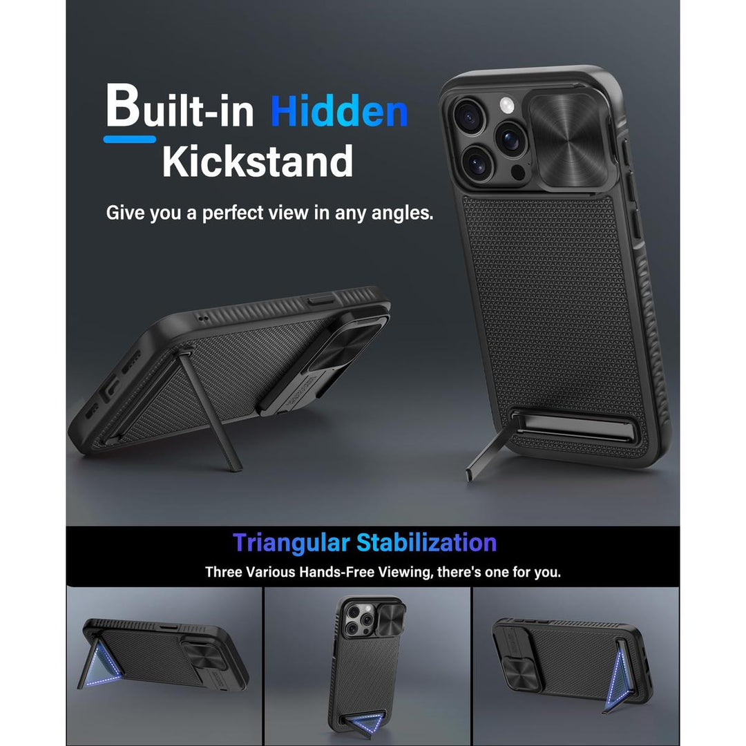 Vihibii Armor Case for iPhone 15 Pro Max - Green - DOKUTRONIX