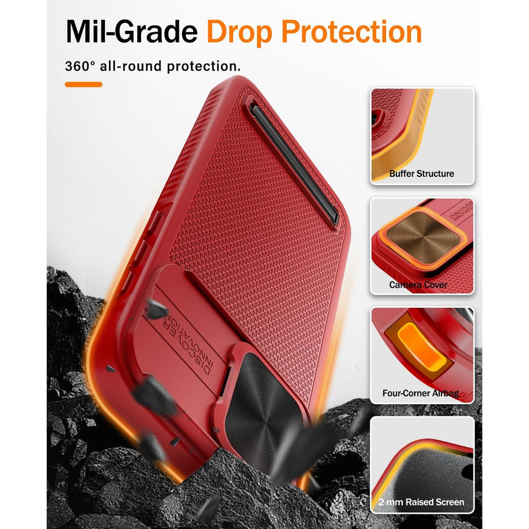 Vihibii Armor Case for iPhone 15 Pro Max - Green - DOKUTRONIX