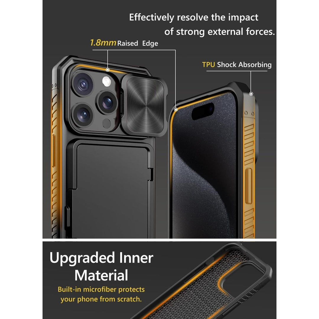 VihiMax Pro Case: Drop-Proof, Card Holder & Kickstand - DOKUTRONIX