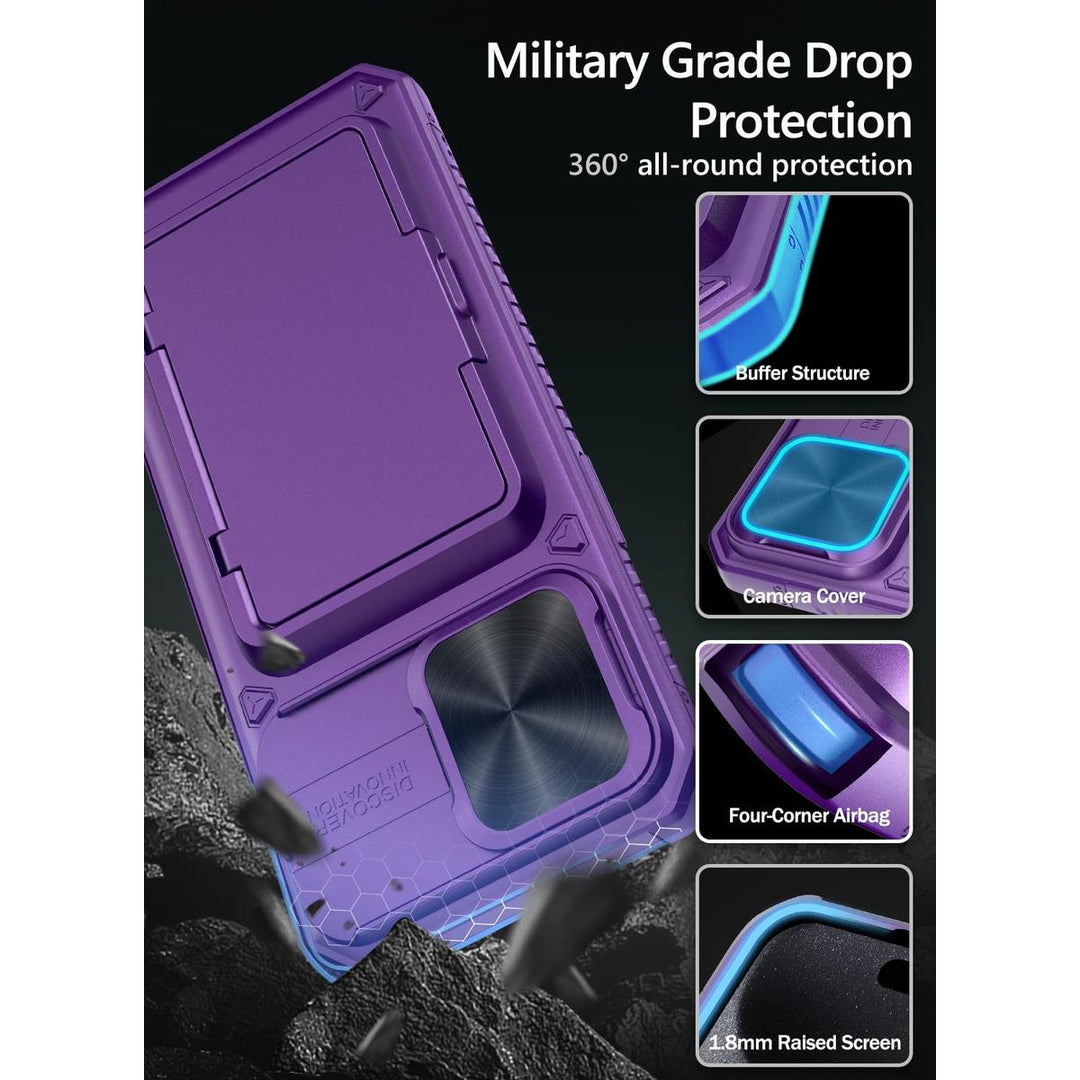 VihiMax Pro Case: Drop-Proof, Card Holder & Kickstand - DOKUTRONIX