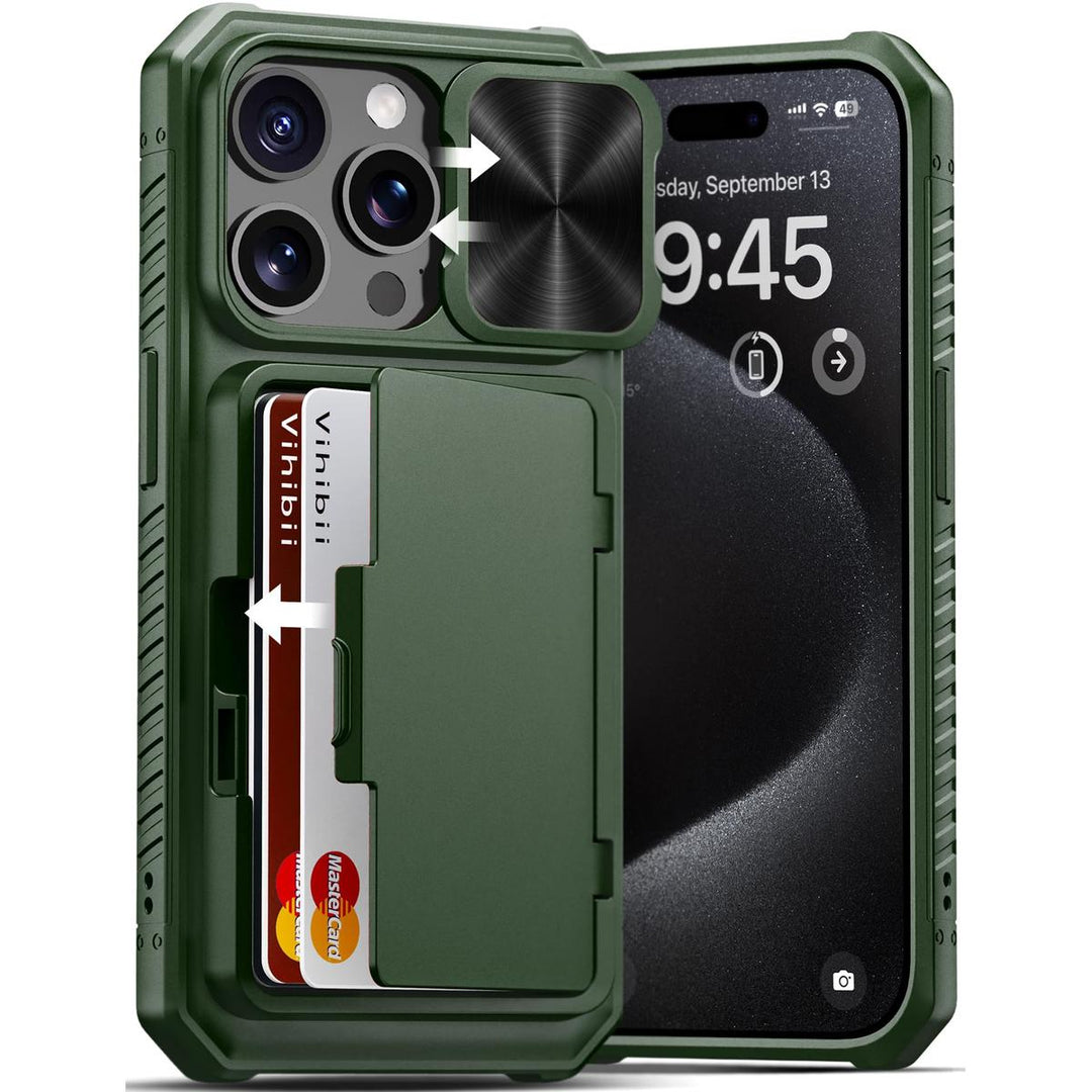 VihiMax Pro Case: Drop-Proof, Card Holder & Kickstand - DOKUTRONIX