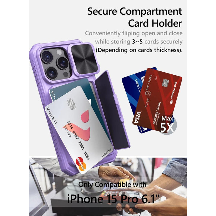 VihiMax Pro Case: Drop-Proof, Card Holder & Kickstand - DOKUTRONIX