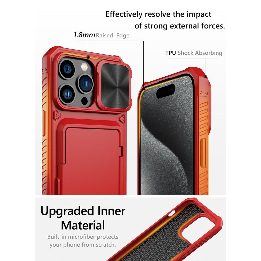 VihiMax Pro Case: Drop-Proof, Card Holder & Kickstand - DOKUTRONIX