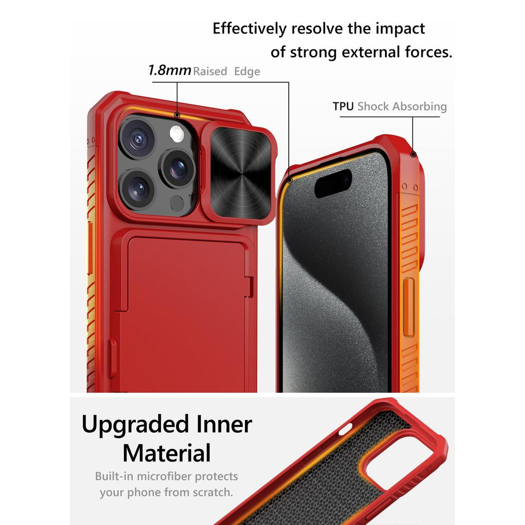 VihiMax Pro Case: Drop-Proof, Card Holder & Kickstand - DOKUTRONIX