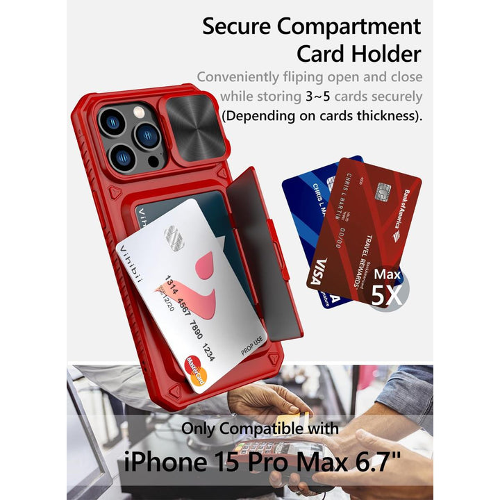 VihiMax Pro Case: Drop-Proof, Card Holder & Kickstand - DOKUTRONIX