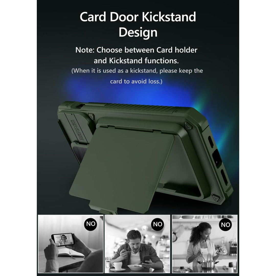 VihiMax Pro Case: Drop-Proof, Card Holder & Kickstand - DOKUTRONIX
