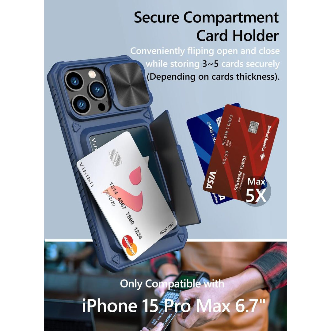 VihiMax Pro Case: Drop-Proof, Card Holder & Kickstand - DOKUTRONIX