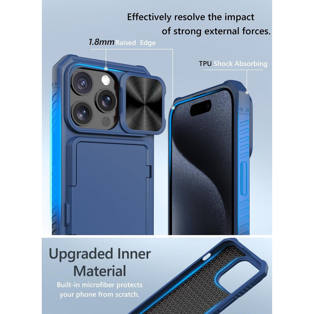 VihiMax Pro Case: Drop-Proof, Card Holder & Kickstand - DOKUTRONIX