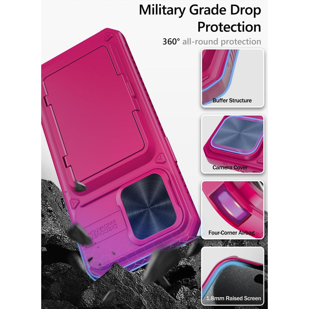 VihiMax Pro Case: Drop-Proof, Card Holder & Kickstand - DOKUTRONIX