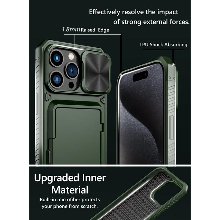 VihiMax Pro Case: Drop-Proof, Card Holder & Kickstand - DOKUTRONIX