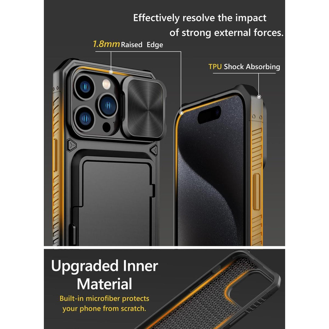 VihiMax Pro Case: Drop-Proof, Card Holder & Kickstand - DOKUTRONIX