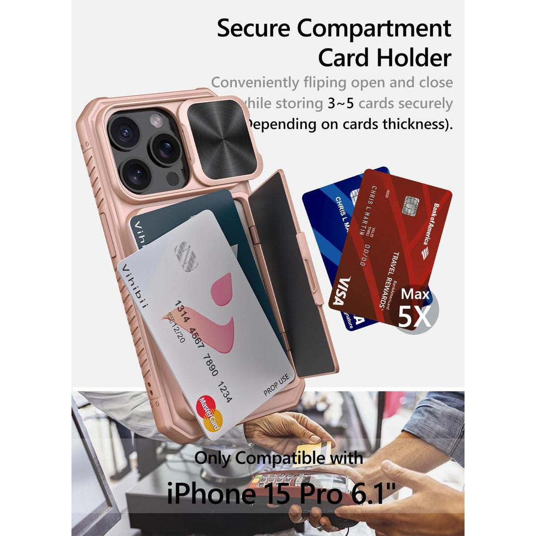 VihiMax Pro Case: Drop-Proof, Card Holder & Kickstand - DOKUTRONIX