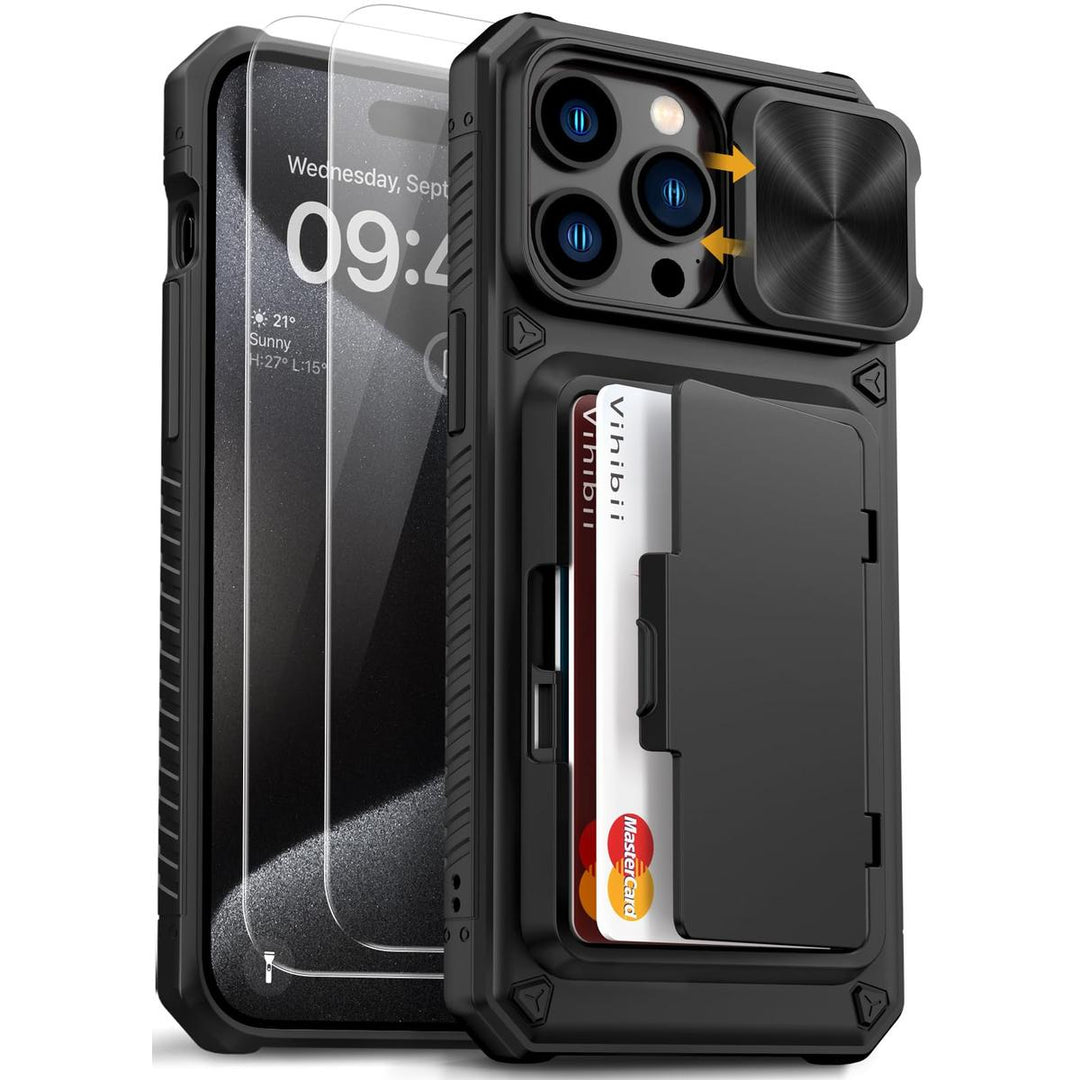 VihiMax Pro Case: Drop-Proof, Card Holder & Kickstand - DOKUTRONIX