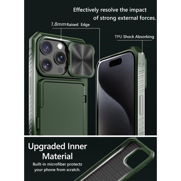 VihiMax Pro Case: Drop-Proof, Card Holder & Kickstand - DOKUTRONIX