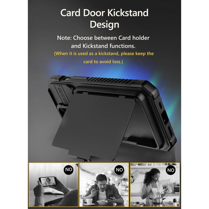 VihiMax Pro Case: Drop-Proof, Card Holder & Kickstand - DOKUTRONIX