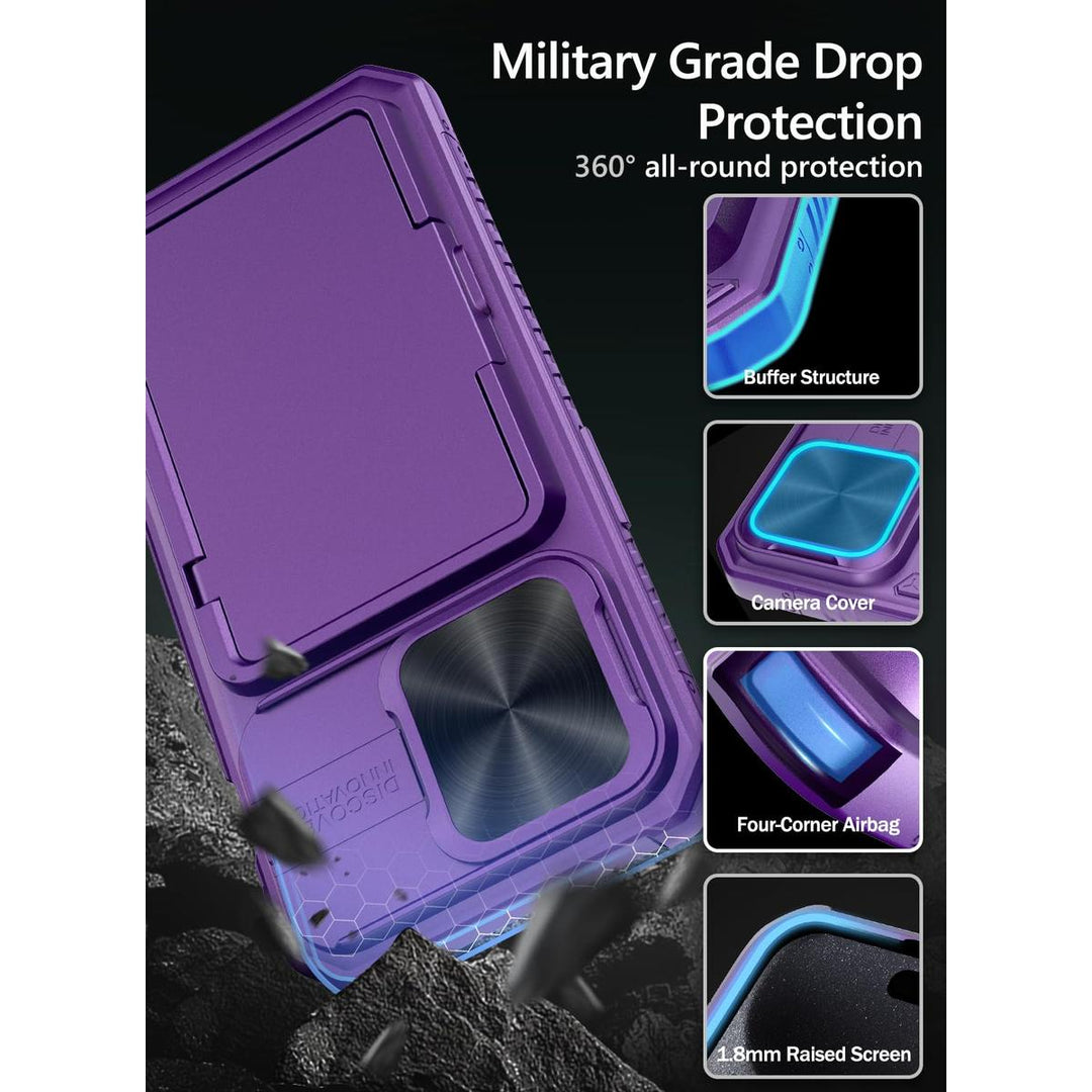 VihiMax Pro Case: Drop-Proof, Card Holder & Kickstand - DOKUTRONIX