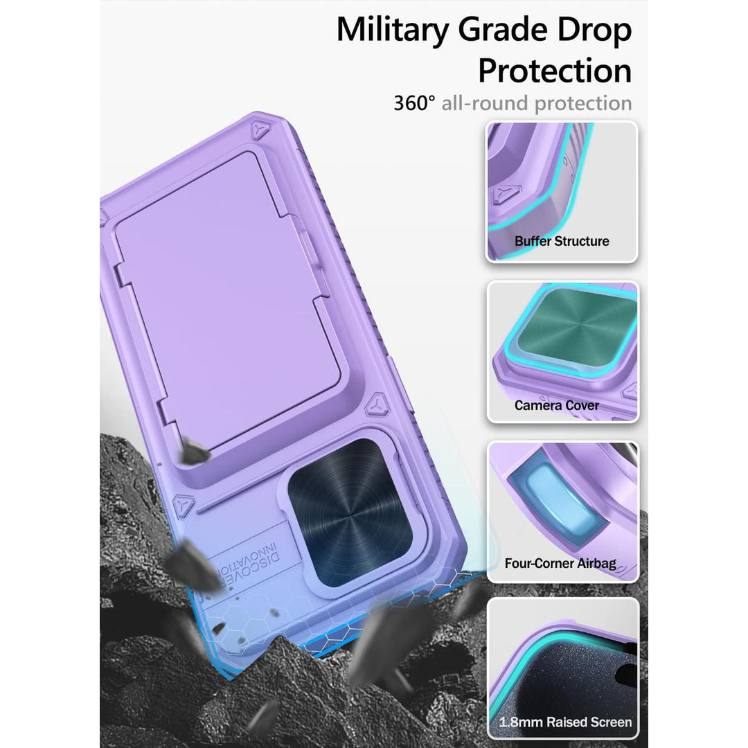 VihiMax Pro Case: Drop-Proof, Card Holder & Kickstand - DOKUTRONIX